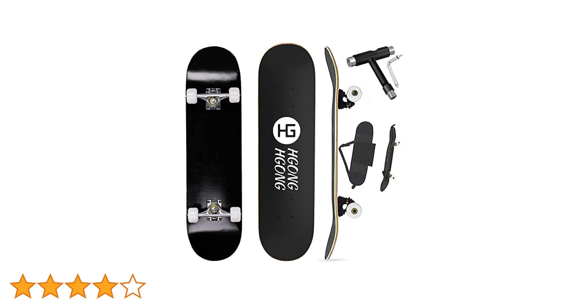 Amazon | HG HGONG HGONG スケートボード 31インチ スケボー 高